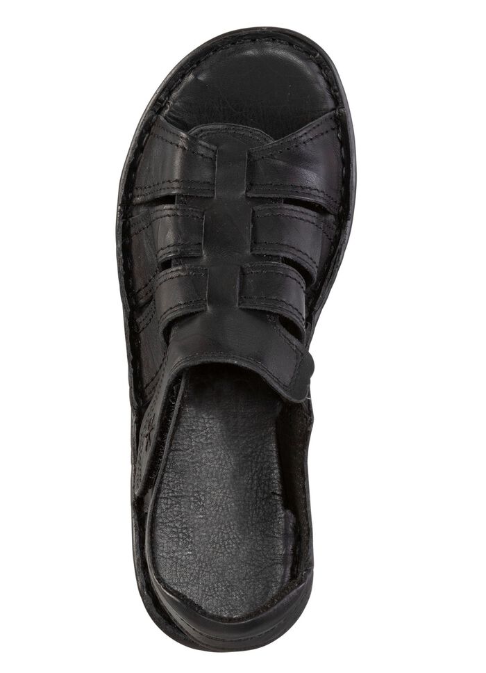 ELENA EDEN Sandale aus Nappaleder mit dezenter Knitter-Struktur 