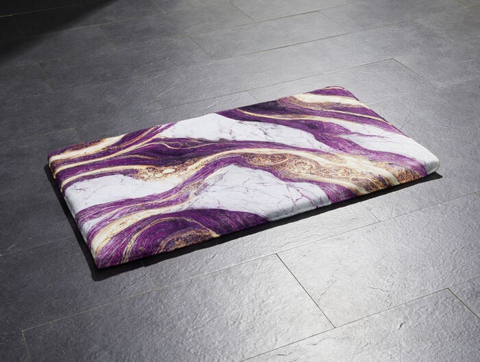 Badgarnitur in barfußweicher Qualität AUBERGINE