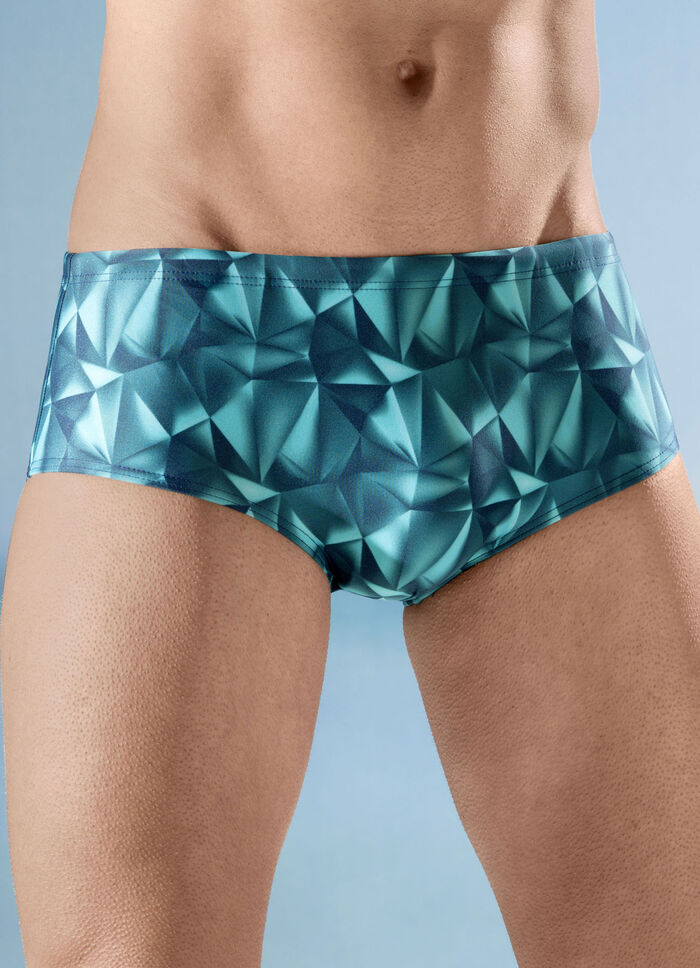 Schwab Badehose in höherer Slipform mit halbem Vorderteilfutter 