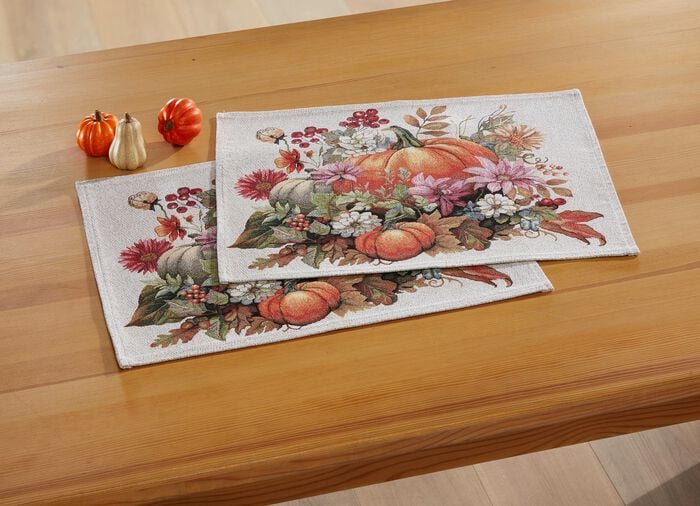 Herbstliche Tisch- und Raumdekoration 