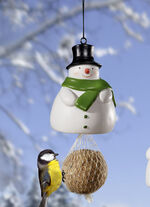 Meisenknödelhalter WEISS-GRÜN-SCHWARZ