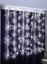 LED-Vorhang Schneeflocke 