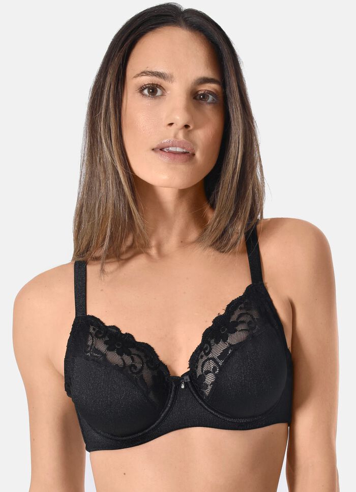 Sassa B&uuml;gel-BH mit elastischer Spitze SCHWARZ