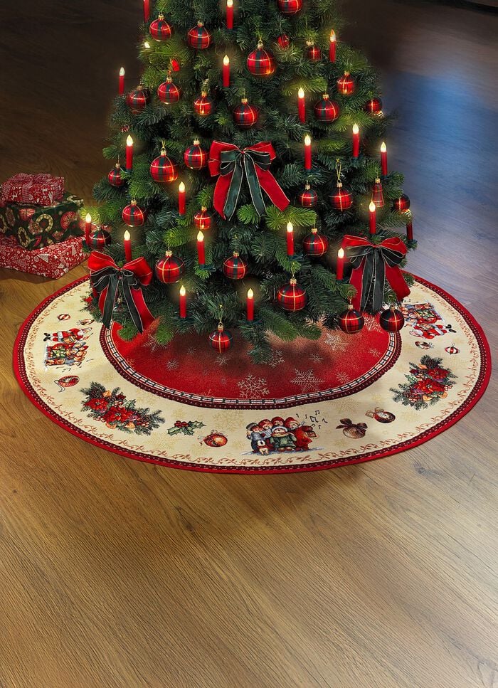 Weihnachtliche Tisch- und Raumdekoration in Gobelin-Qualit&auml;t 