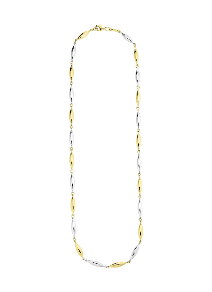 Hochwertige Halskette in Bicolor 