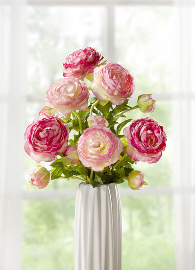 Ranunkel-Zweig, 6er-Set 