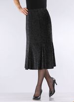 Edel schimmernder Bahnenrock 