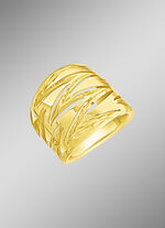 Durchbrochener Damenring im Zick-Zack-Design 