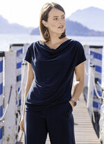 Shirt mit dekorativer Faltenlegung 