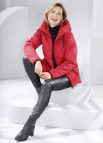 Hose im intressantem Materialmix SCHWARZ