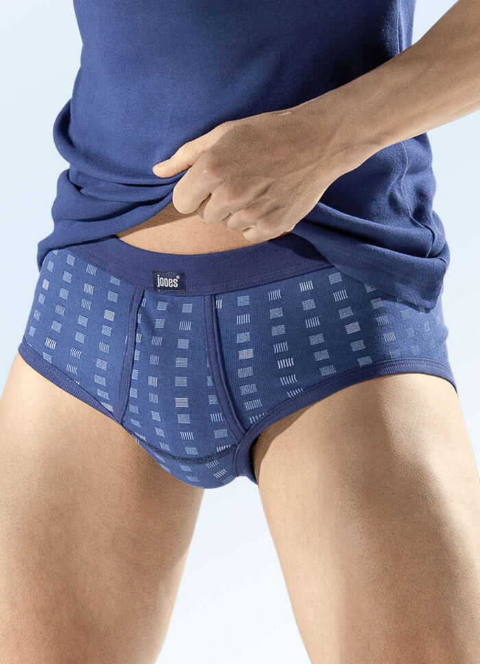 Viererpack Slips mit Alloverdessin 