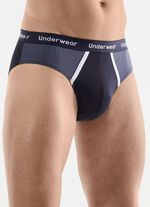 Dreierpack Slips mit bedruckten Einsätzen 