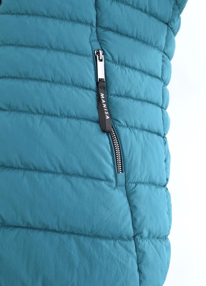 Funktionsjacke mit abnehmbarer Kapuze 