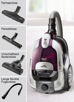 eta Bodenstaubsauger mit elektronischer Saugkraftregulierung 