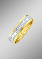 Damenring mit Blattdesign 