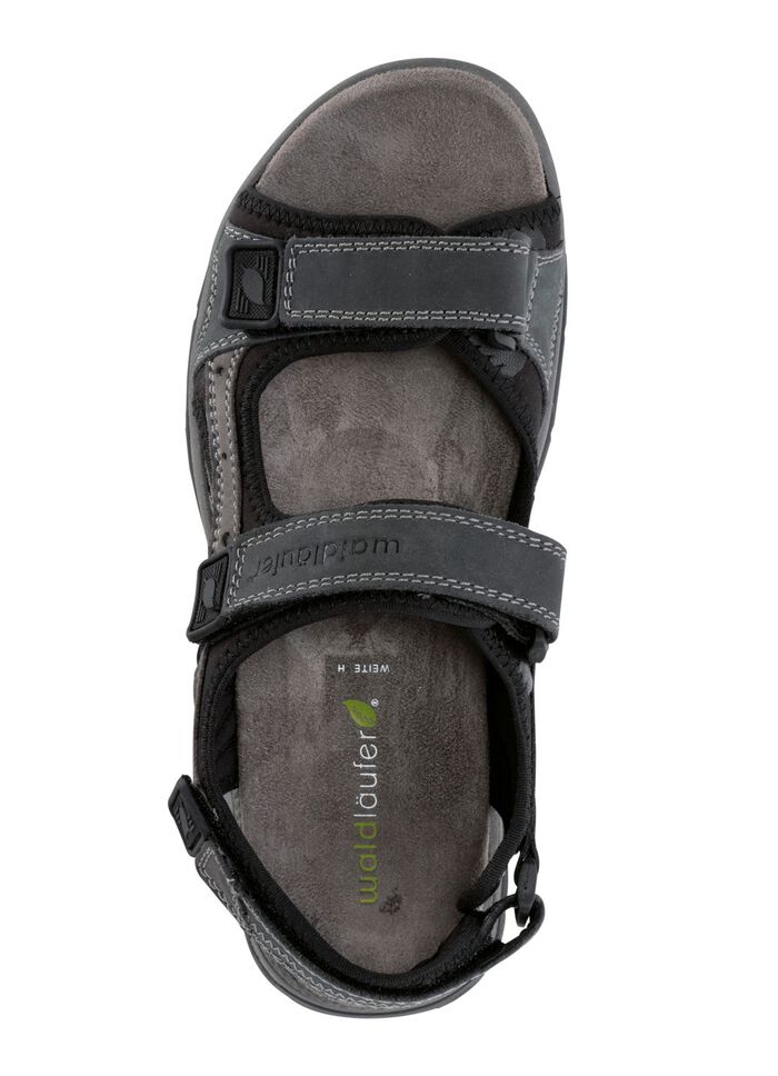 Waldl&auml;ufer Trekking-Sandale aus Nubukleder 