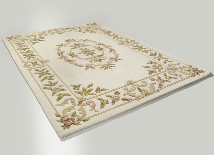 Brücken und Teppiche aus reiner Schurwolle BEIGE