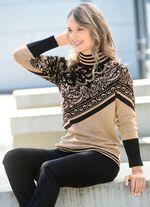 Pullover in Jacquard-Dessin 