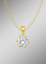 Massiver Brillant-Anhänger 