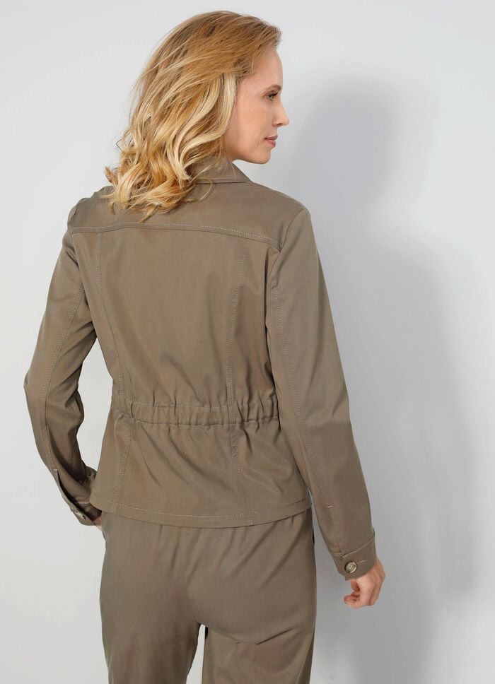 Blazer mit Schubtaschen 