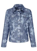 Jeansjacke mit Knopfleiste 