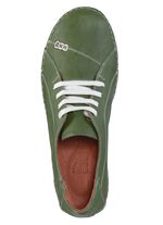 ELENA EDEN Schn&uuml;rschuh mit Knitter-Struktur und Zier-N&auml;hten 