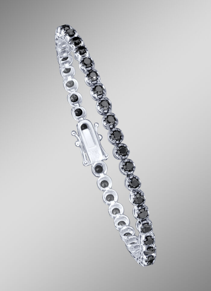 Armband mit schwarzen Diamanten 
