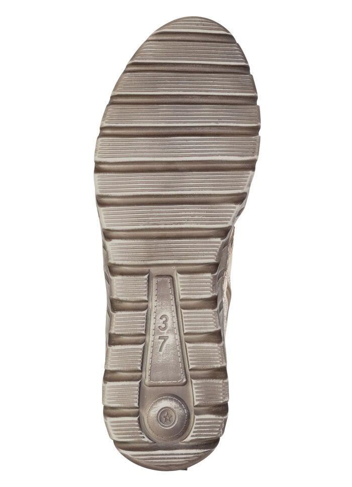 Gemini, trendige Damen-Stiefeletten, Winterschuhe, Weite G, mit herausnehmbarem Fußbett HELLBEIGE