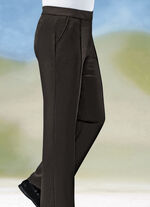 „Klaus Modelle“-Schlupfhose mit breitem Dehnbund in 6 Farben DUNKELBRAUN