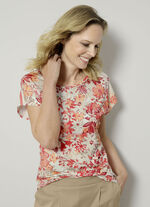 Shirt mit farbenfrohem Mustermix 