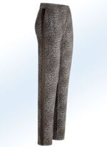 Hose in aktueller Leo-Dessinierung BRAUN-SCHWARZ