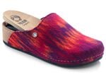 Mubb Pantoffel aus Wollfilz ROT-BUNT