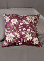 Kissenbezug in Samtoptik BORDEAUX-MULTICOLOR