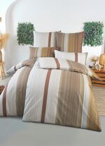 Beidseitig bedruckte Bettw&auml;sche-Garnitur von Florella BRAUN