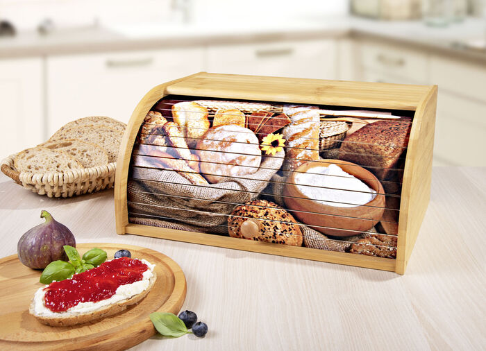 Brotkasten aus edlem Bambusholz 