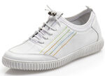 Gemini Sneaker mit elastischem Textilmaterial WEISS