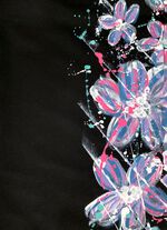 Hose mit tollem Floral Dessin 