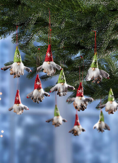 Wichtel-Aufhänger, 12er-Set 