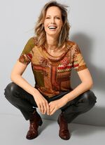 Shirt in gepatchter Optik  