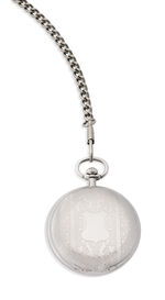 Quartz-Taschenuhr mit Metallgehäuse 