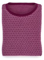 Pullover mit fein strukturiertem Alloverdessin BEERE-ROS&Eacute;