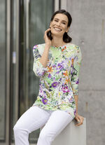 Shirt-Tunika mit farbbrillantem Druck 