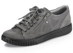 Schnürschuh aus hochwertigem Rind-Veloursleder GRAFIT