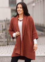 Strickjacke in Longform 