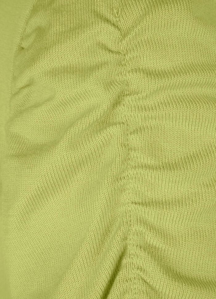 Pullover mit Raffung an den &Auml;rmeln 