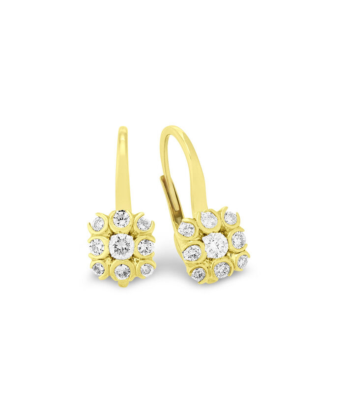 Edle Ohrringe mit Brillanten 