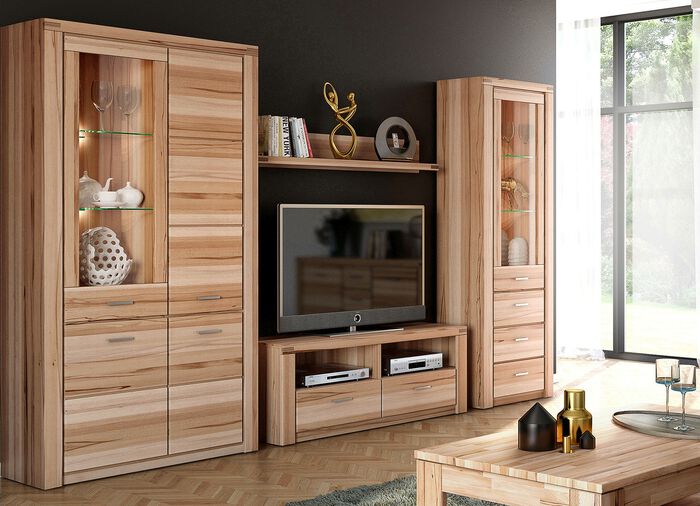 M&ouml;belprogramm mit Massivholzfronten KERNBUCHE