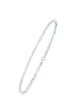 Zopfketten-Armband mit Karabiner 