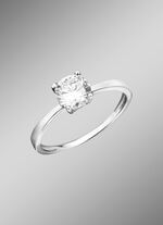 Massiver Damenring mit Brillant 