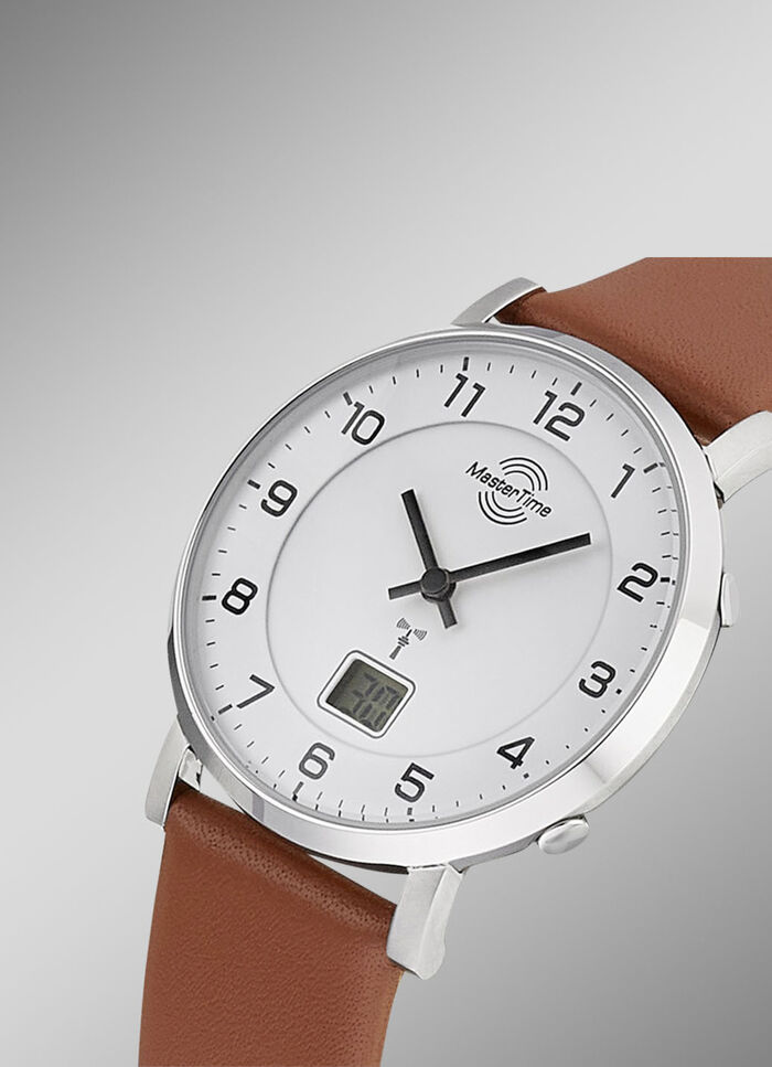 Master Time Damen-Lederarmbanduhr 